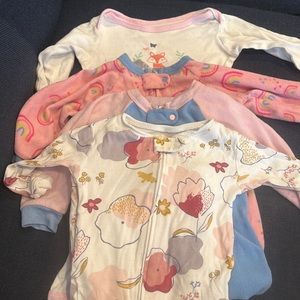 Baby girl sleep and play onsies- 18month